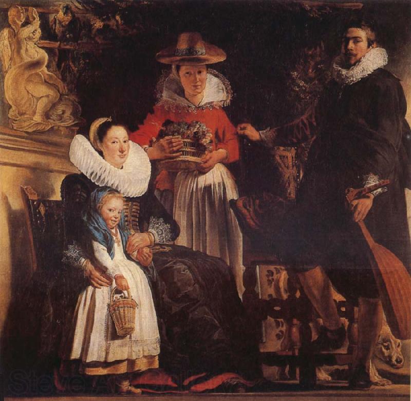 Jacob Jordaens The Family of the Artist